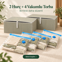 Kutu Hurç + Vakumlu Torba Seti